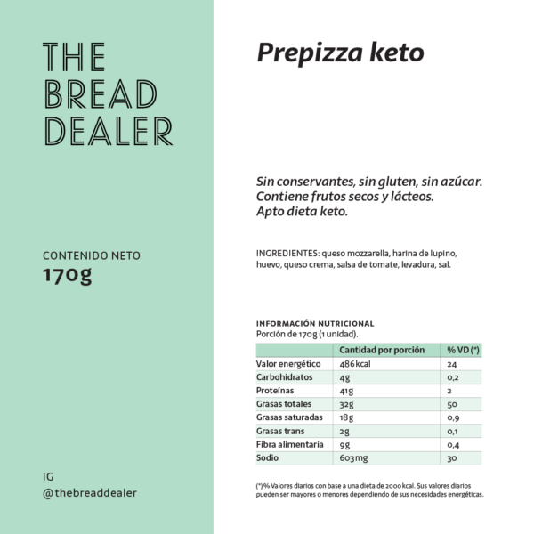 Base pizzeta keto (sólo la base sin topping) - Image 5
