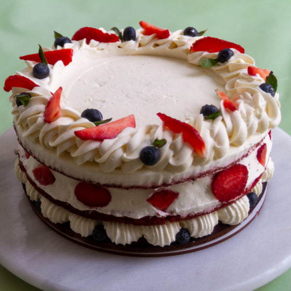 Torta red velvet keto & low carb
