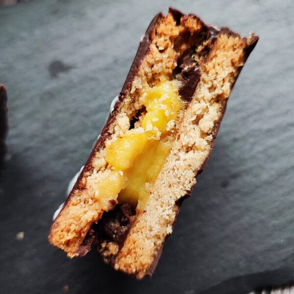 Alfajor de maracuyá bajo en carbohidratos