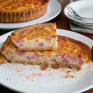 Tarta keto jamón y queso 14cm